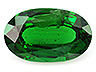 Tsavorite  Oval Slightly included