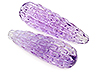 Amethyst Pair Drop Eye clean