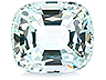 Aquamarine Single Cushion Eye clean