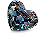 Alexandrite Single Heart Eye clean