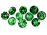Tsavorite Closeout Round Slightly to Moderately included