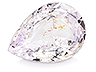Taaffeite Single Pear Moderately included