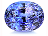 Tanzanite Single Oval Eye clean