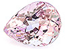 Kunzite Single Pear Eye clean