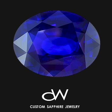 Custom sapphire jewelry at David Wein